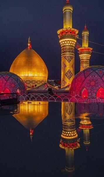 عکس حرم امام حسین برای نوشتن متن