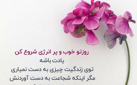 عکس نوشته میخوام از نو شروع کنم