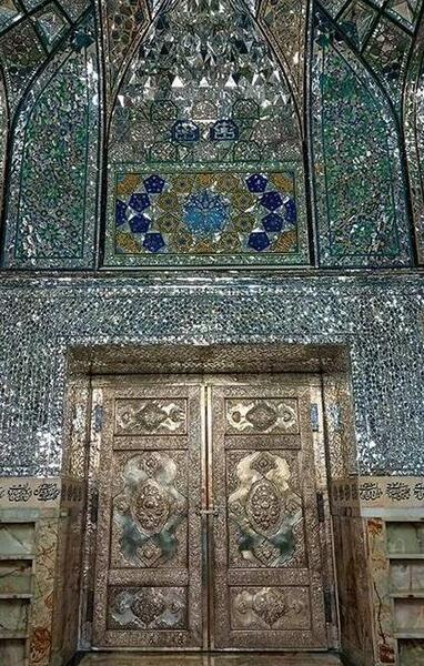 عکس حرم امام رضا تو شب