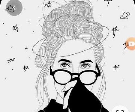 عکس پروفایل سیاه سفید فانتزی دخترانه