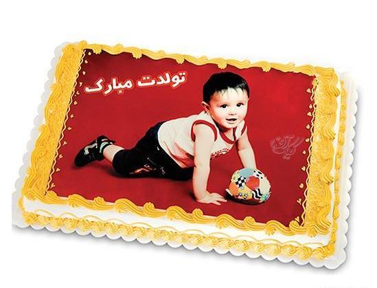 زدن عکس روی کیک تولد