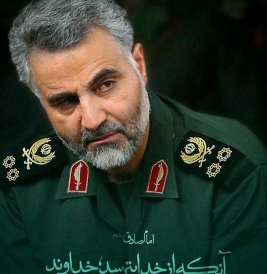 عکس نوشته شهید سلیمانی