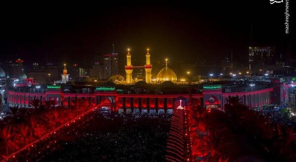 عکس امام حسین پرچم