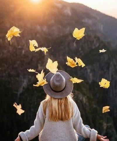 عکس پروفایل دختر پاییزی تولدت مبارک