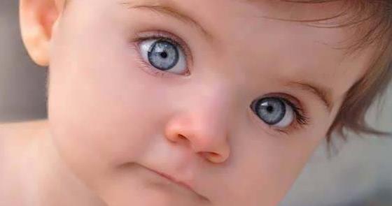عکس نوزاد چشم مشکی