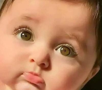 عکس نوزاد چشم مشکی