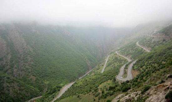 عکس جاده کندوان
