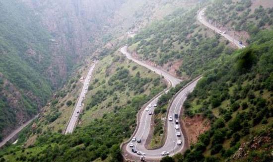 عکس جاده کندوان