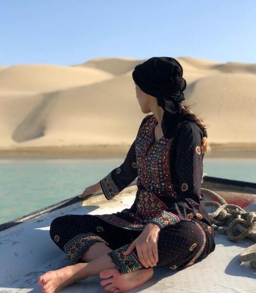 عکس دختر بلوچ چشم سبز