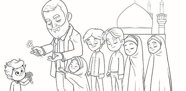 عکس نقاشی ساده سردار سلیمانی