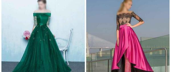 عکس لباس مجلسی زنانه یقه باز