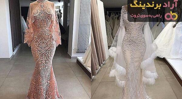 عکس لباس مجلسی زنانه یقه باز