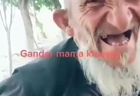 عکس خام پیرمرد معروف