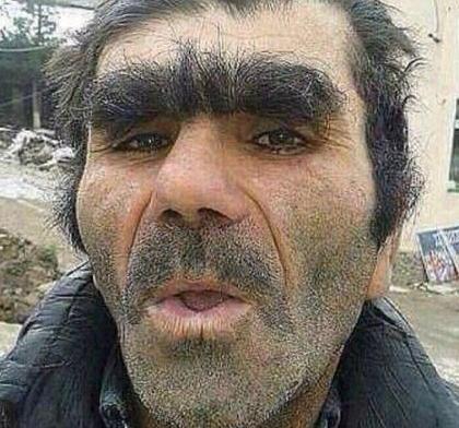 عکس خام پیرمرد معروف