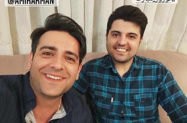 عکس سامان آرمان برادر امیرحسین آرمان