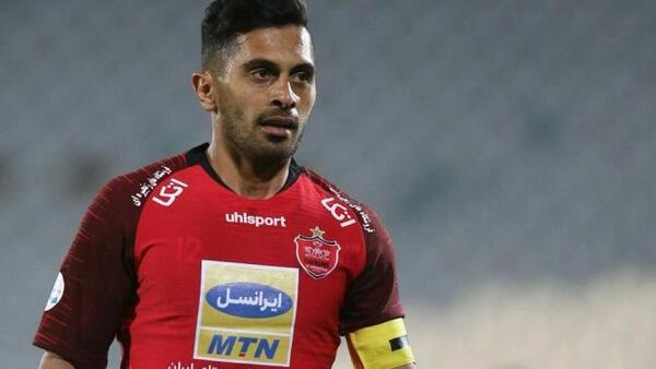 عکس امید عالیشاه در پرسپولیس