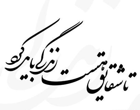 عکس شقایق نوشته