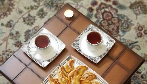 عکس چای و شیرینی