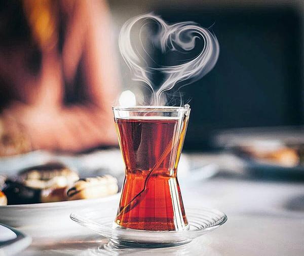 عکس چای و شیرینی