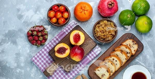عکس چای و شیرینی