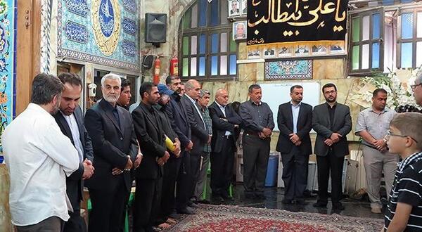 عکس سلیمانی در جنگ