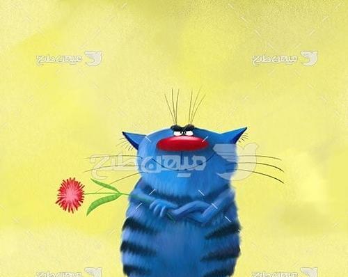 عکس گربه بامزه برای پس زمینه