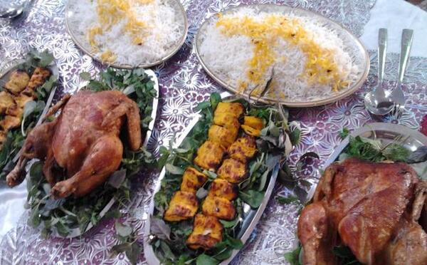 عکس غذای مراسم عروسی