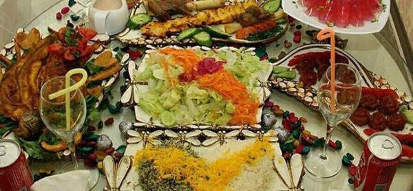 عکس غذای مراسم عروسی