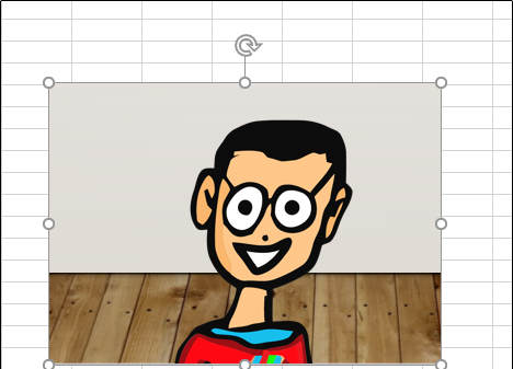 عکس تصویر پس زمینه در اکسل