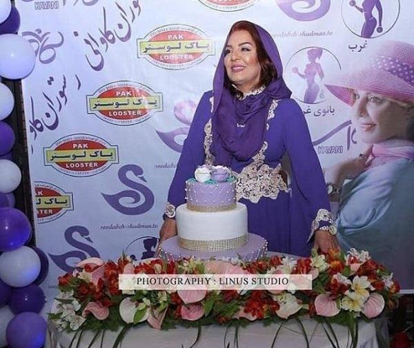 عکس تولد زهره حمیدی