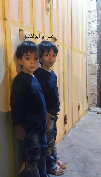 عکس بچه دوقلو