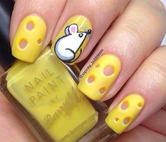 عکس طرح ناخن ژلیش بچه گانه