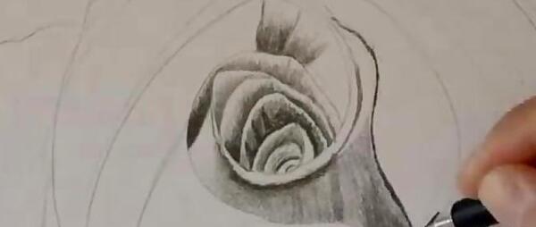 عکس نقاشی با زغال گل