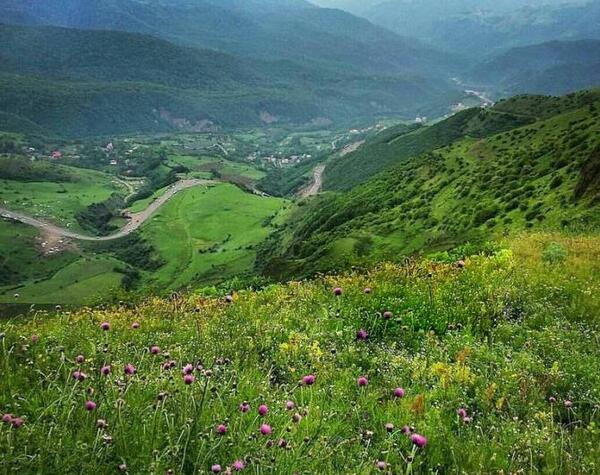عکس از طبیعت گردنه حیران