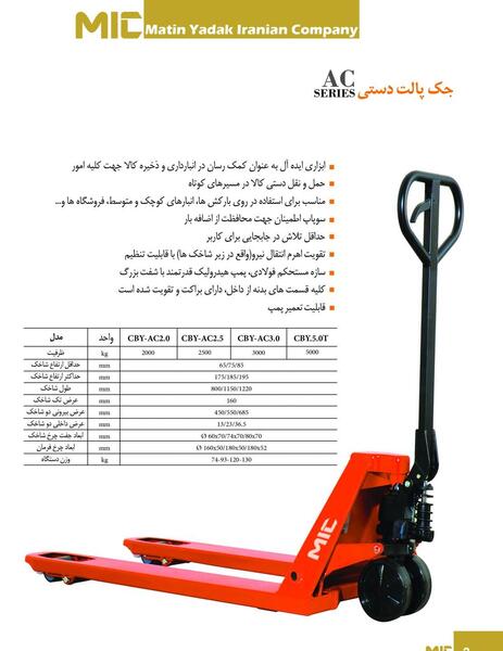 عکس چرخ جک پالت