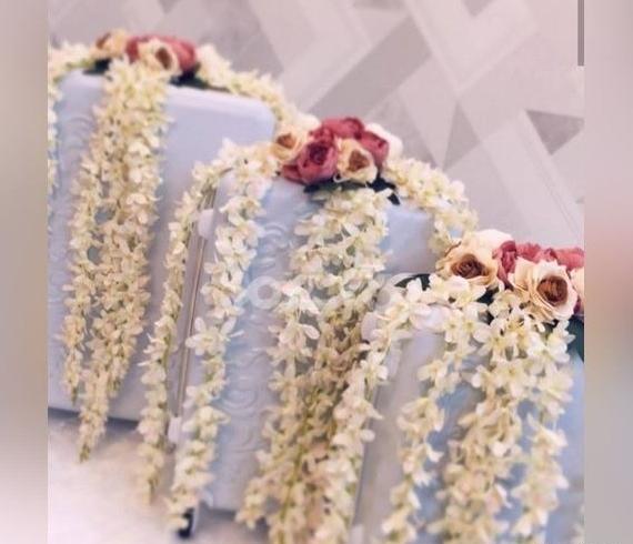عکس تزیین چمدان عروس