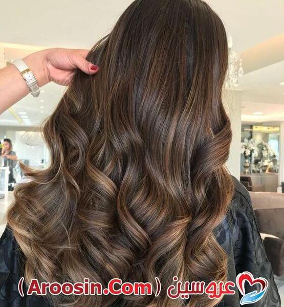 عکس رنگ مو نسکافه ای روشن