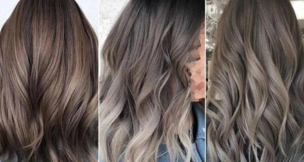 عکس رنگ مو نسکافه ای روشن