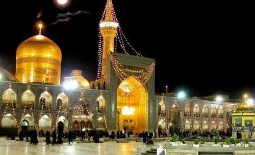 عکس طبقه پایین حرم امام رضا