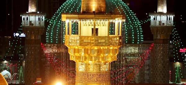 عکس طبقه پایین حرم امام رضا