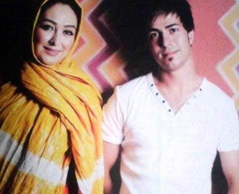 عکس الهام حمیدی با همسر اولش