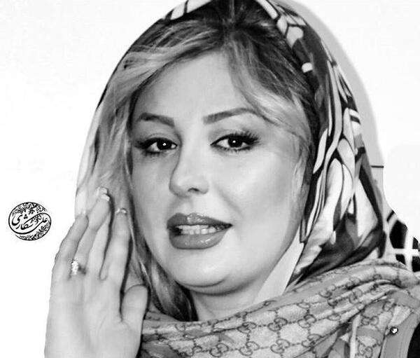 عکس سیاه و سفید نیوشا ضیغمی