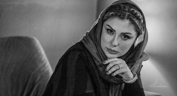 عکس سیاه و سفید نیوشا ضیغمی