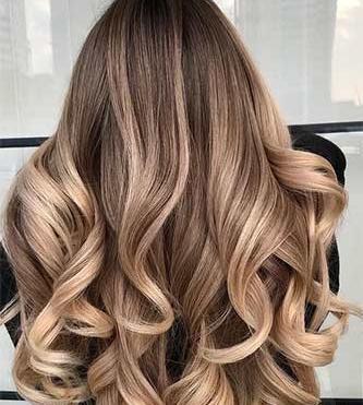 عکس رنگ مو آمبره