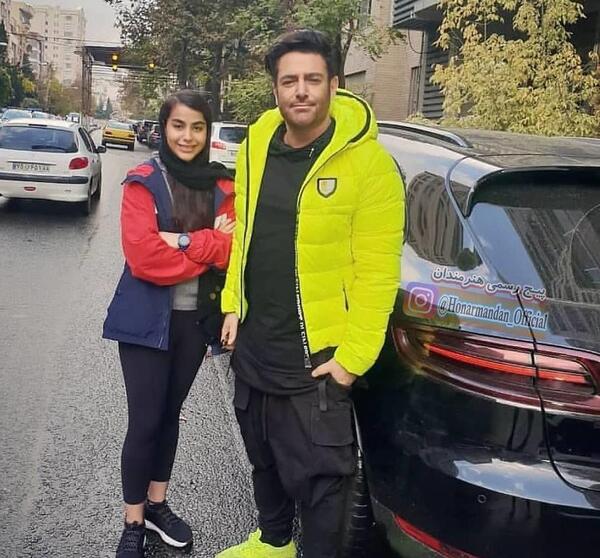 عکس محمدرضا گلزار و همسرش