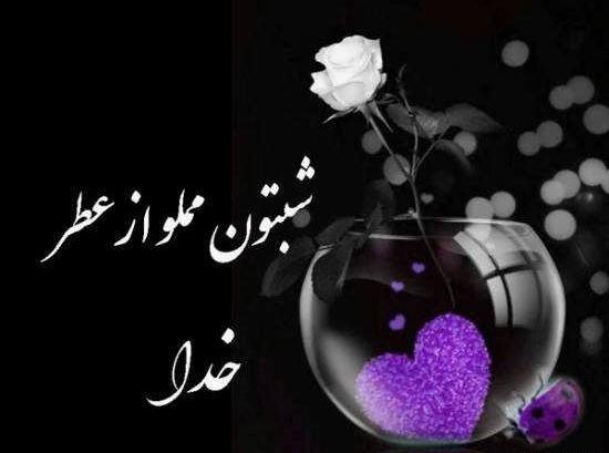 عکس نوشته شب بخیر