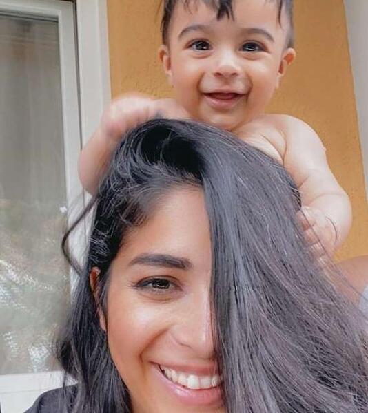 عکس بچه ی سوگند خواننده