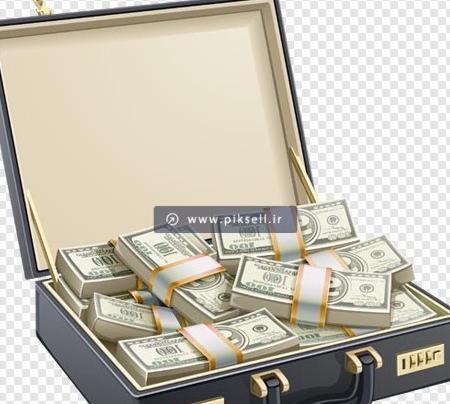 عکس چمدان دلار