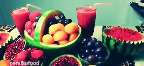 عکس ایده برای سفره ی یلدا