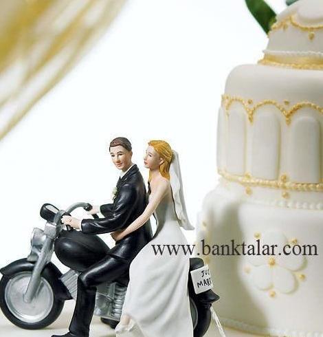 کیک عروسی عکس عروس و داماد